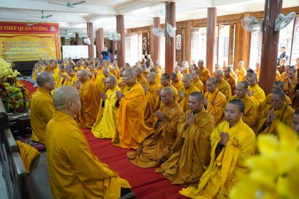 Sơn môn Tổ đình Bồ Đề gặp mặt đầu xuân Quý Mão